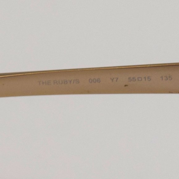 Bobbi Brown the Ruby/S Black and Gold Sunglasses - Picture 7 of 7